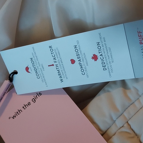 AVEC LES FILLES Thermapuff Long Line Removable Hood Puffer Vest Sz-L - Picture 16 of 16